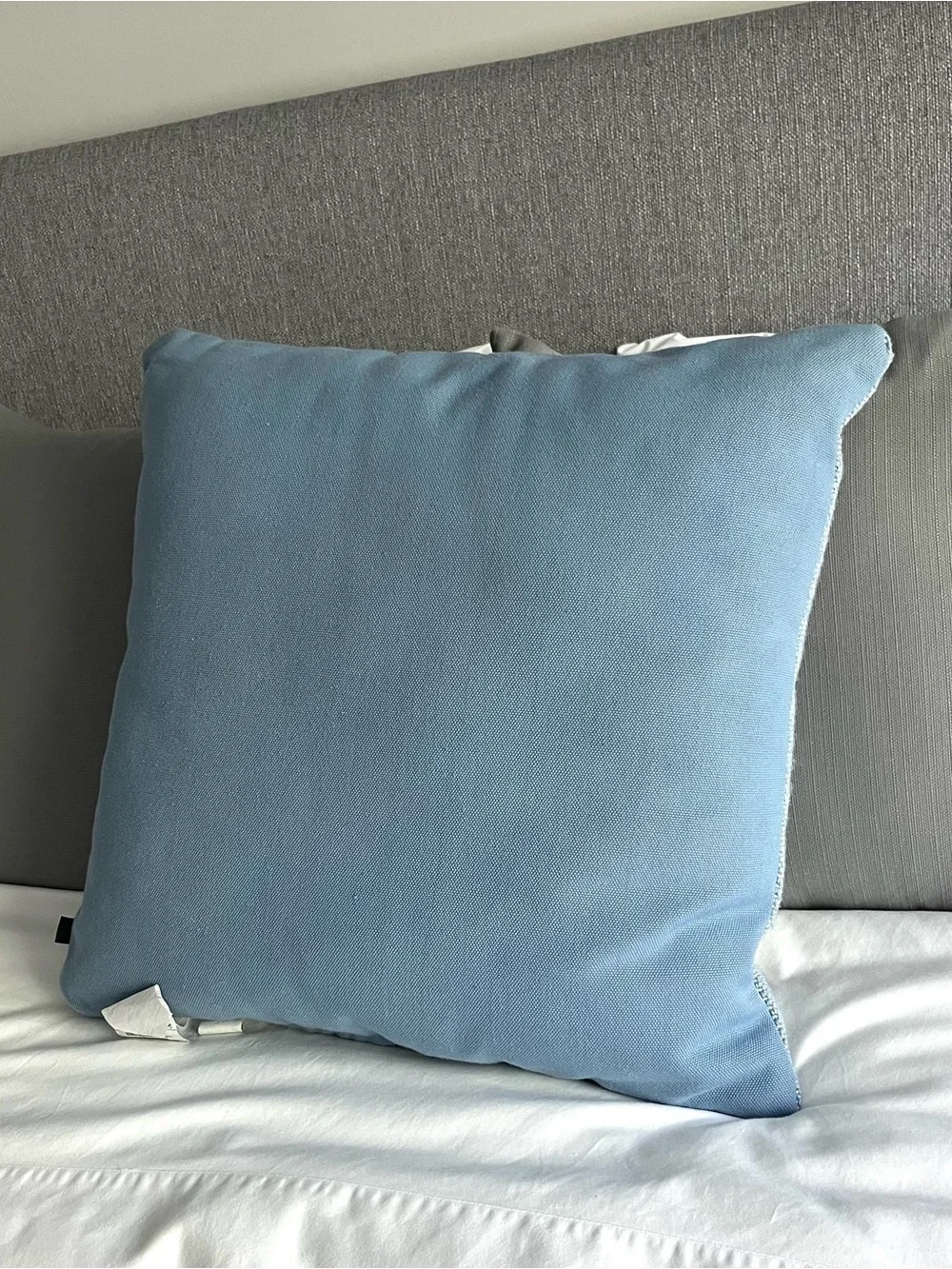 Becki Owens Signature Blue/White Basketweave 20x20 Throw Pillow